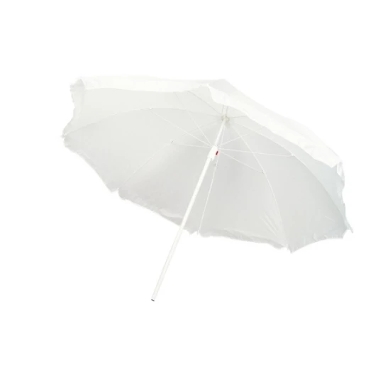 Parasol plażowy FORT LAUDERDALE - biały (GE-5070-06)