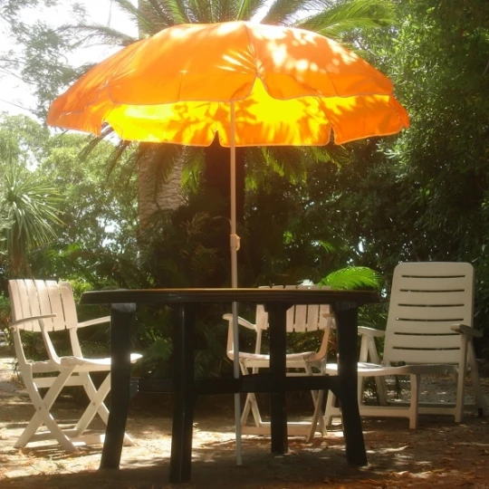 Parasol plażowy FORT LAUDERDALE - pomarańczowy (GE-5070-10)