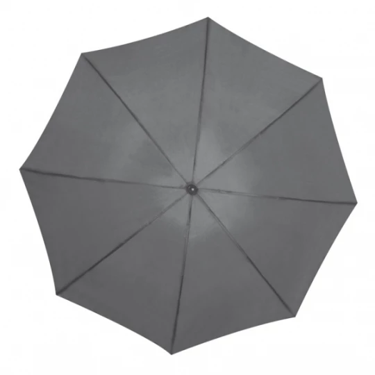 Parasol manualny XL HURRICAN - szary (GE-5187-07)