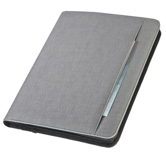 Folder A4 z power bankiem ELDA - szary (GE-0123-07)