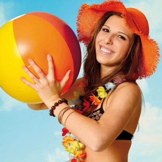 Piłka plażowa wielokolorowa PALM SPRINGS - multicolour (GE-8260-MC)