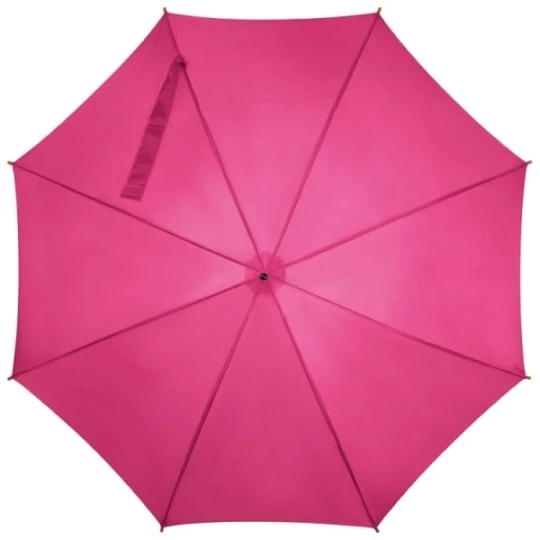 Parasol automatyczny, drewniany NANCY - różowy (GE-5131-11)