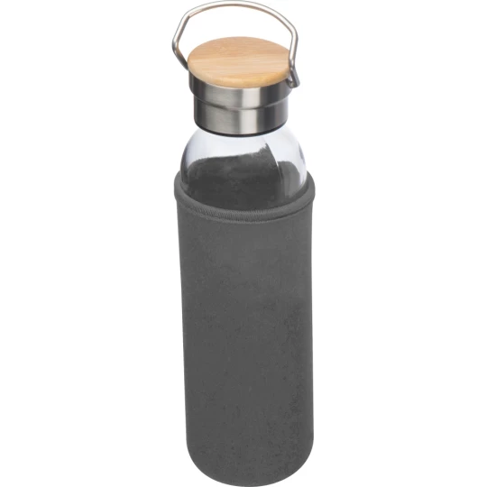 Szklana butelka 600 ml - szary - (GM-63181-07)