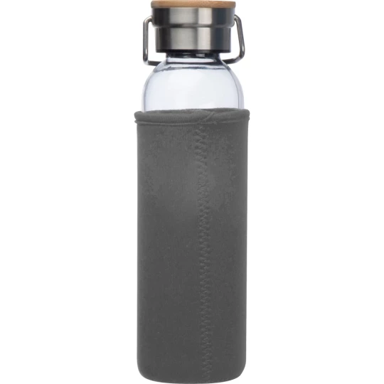 Szklana butelka 600 ml - szary - (GM-63181-07)