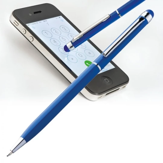 Długopis metalowy touch pen NEW ORLEANS - niebieski (GE-3378-04)