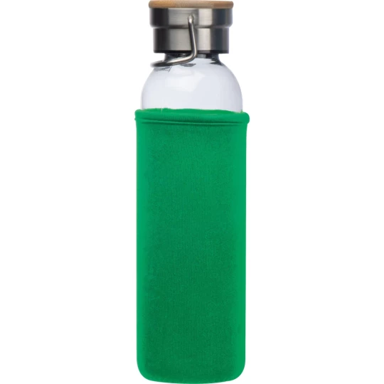 Szklana butelka 600 ml - zielony - (GM-63181-09)