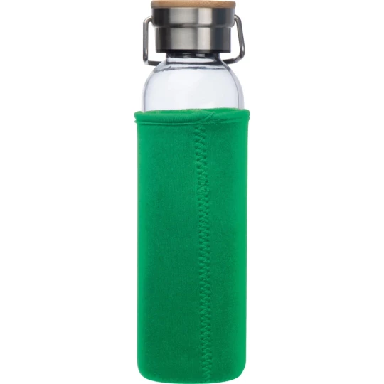Szklana butelka 600 ml - zielony - (GM-63181-09)
