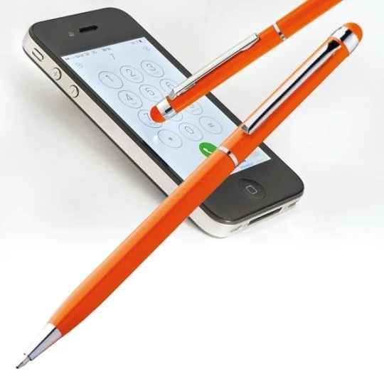Długopis metalowy touch pen NEW ORLEANS - pomarańczowy (GE-3378-10)