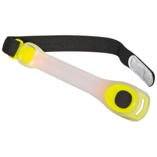 Opaska na rękę LED PITTSBURGH - żółty (GE-3412-08)