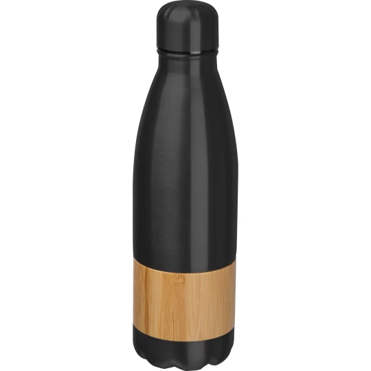 Butelka ze stali nierdzewnej Kobe - czarny (GE-3227-03)