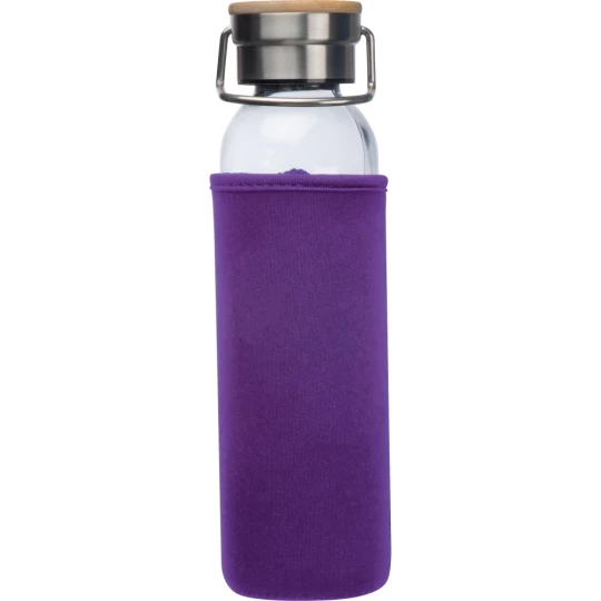 Szklana butelka 600 ml - fioletowy - (GM-63181-12)