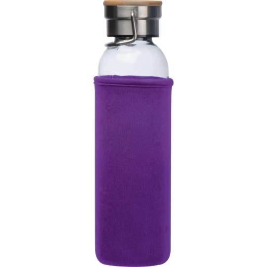 Szklana butelka 600 ml - fioletowy - (GM-63181-12)