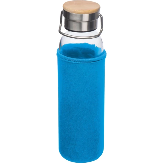 Szklana butelka 600 ml - jasnoniebieski - (GM-63181-24)