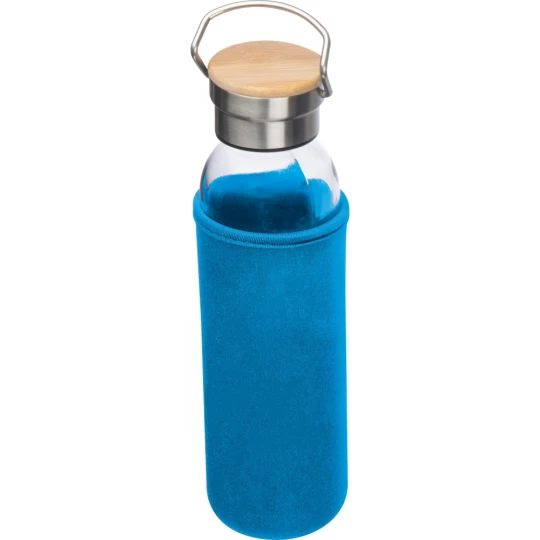 Szklana butelka 600 ml - jasnoniebieski - (GM-63181-24)