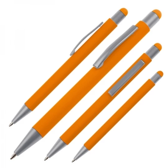 Długopis metalowy touch pen SALT LAKE CITY - pomarańczowy (GE-0934-10)