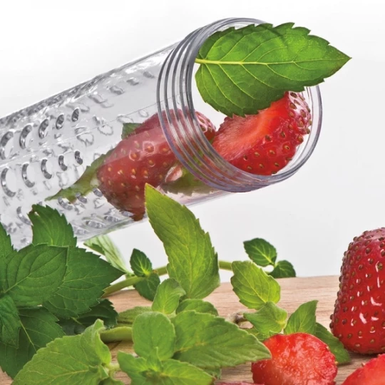 Bidon plastikowy TOULON 650 ml - grafitowy (GE-0008-77)