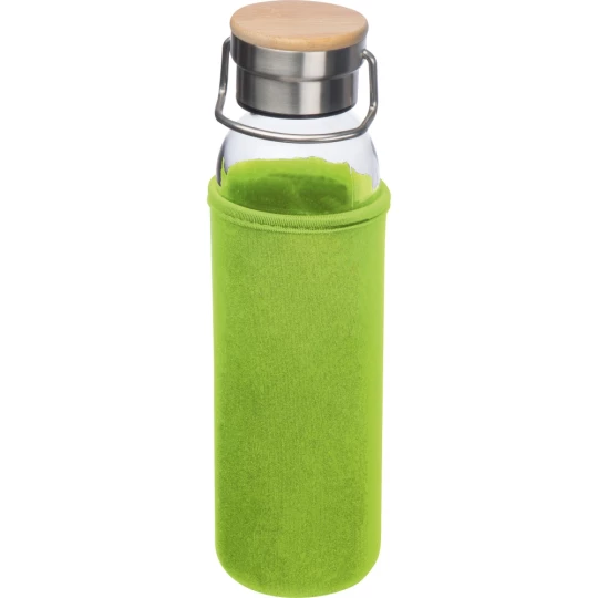 Szklana butelka 600 ml - jasnozielony - (GM-63181-29)