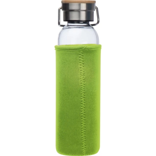 Szklana butelka 600 ml - jasnozielony - (GM-63181-29)