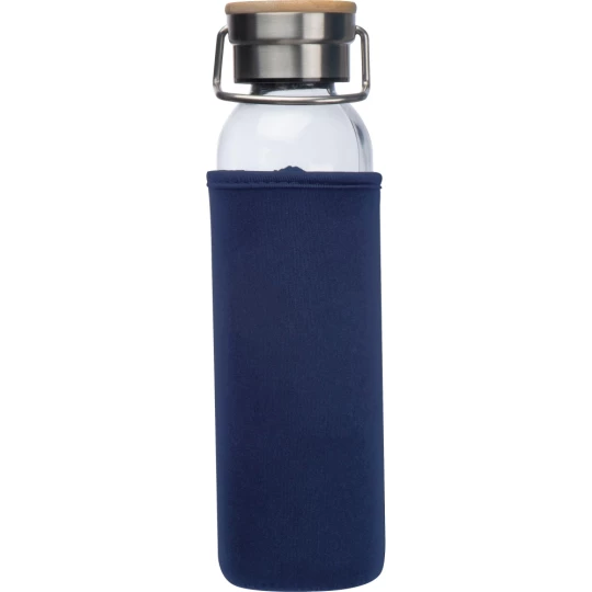 Szklana butelka 600 ml - granatowy - (GM-63181-44)