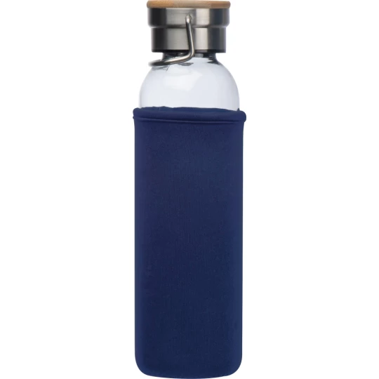 Szklana butelka 600 ml - granatowy - (GM-63181-44)
