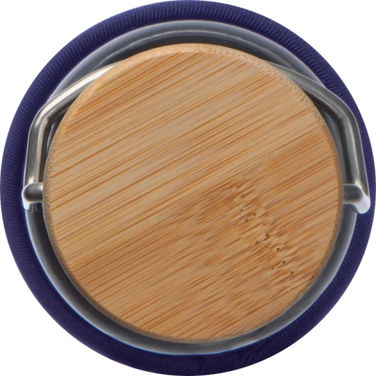 Szklana butelka 600 ml - granatowy - (GM-63181-44)
