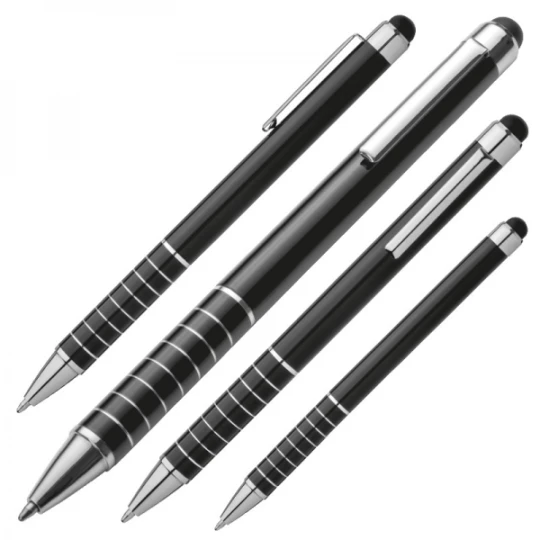 Długopis metalowy touch pen LUEBO - czarny (GE-0418-03)