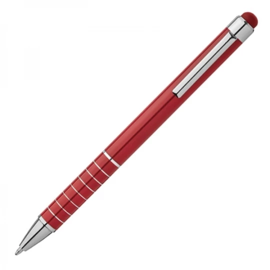 Długopis metalowy touch pen LUEBO - czerwony (GE-0418-05)