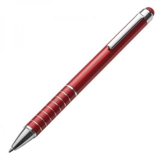 Długopis metalowy touch pen LUEBO - czerwony (GE-0418-05)