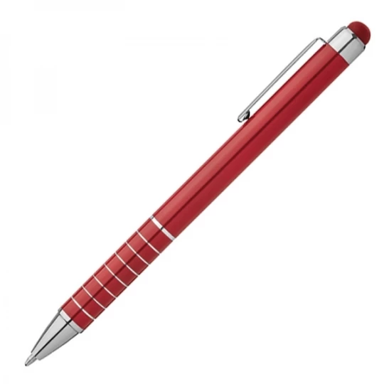 Długopis metalowy touch pen LUEBO - czerwony (GE-0418-05)