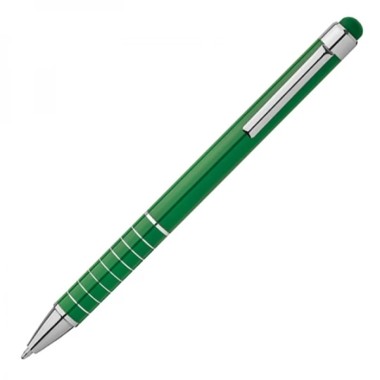 Długopis metalowy touch pen LUEBO - zielony (GE-0418-09)