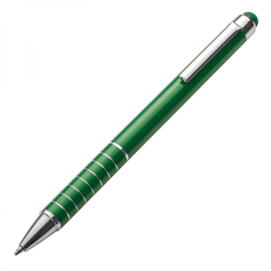Długopis metalowy touch pen LUEBO - zielony (GE-0418-09)