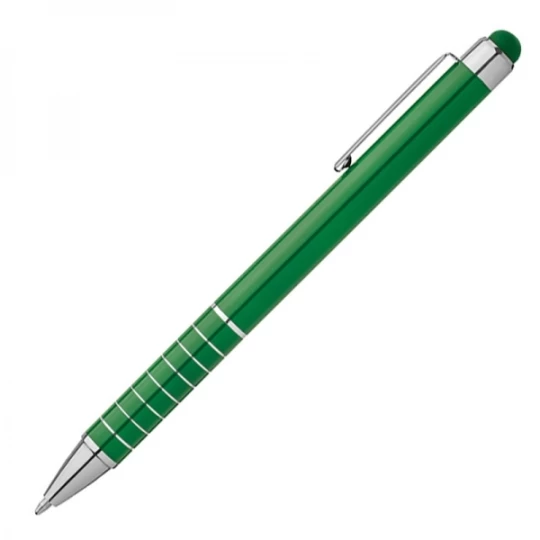 Długopis metalowy touch pen LUEBO - zielony (GE-0418-09)
