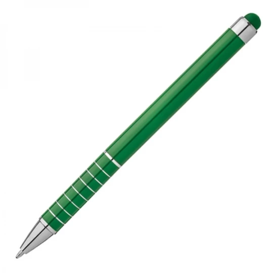 Długopis metalowy touch pen LUEBO - zielony (GE-0418-09)
