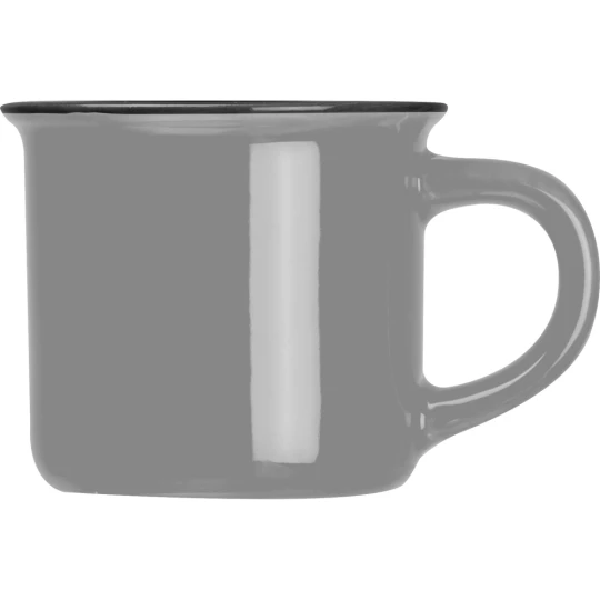 Kubek ceramiczny 60 ml - szary - (GM-83843-07)