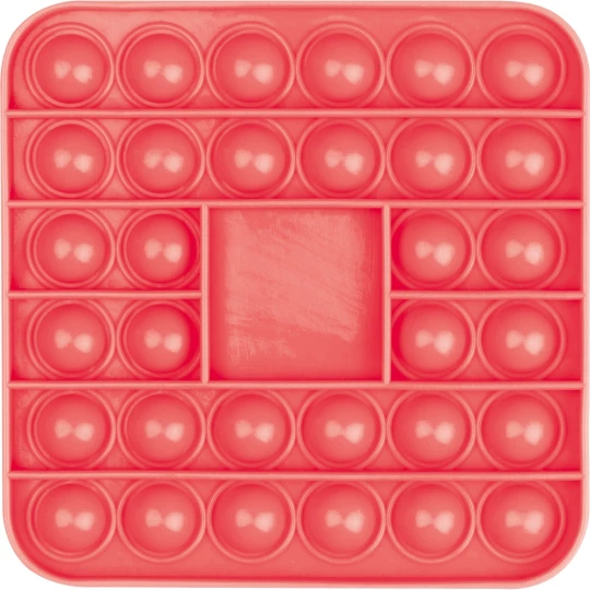 Zabawka push bubble pop-it - czerwony - (GM-93146-05)