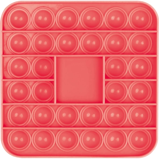 Zabawka push bubble pop-it - czerwony - (GM-93146-05)