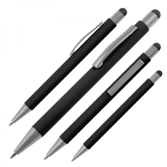 Długopis metalowy touch pen SALT LAKE CITY - czarny (GE-0934-03)