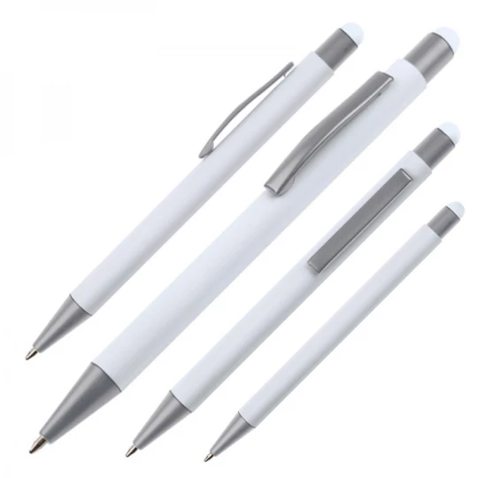 Długopis metalowy touch pen SALT LAKE CITY - biały (GE-0934-06)