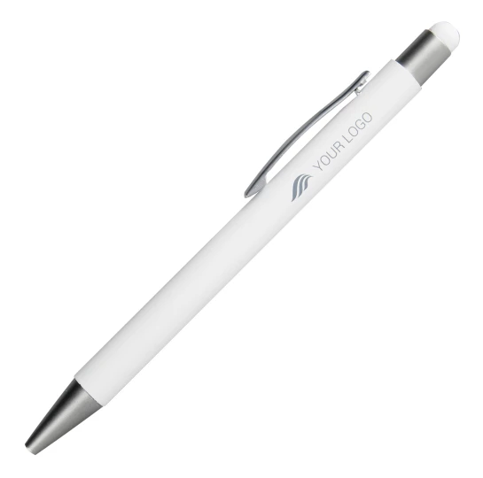 Długopis metalowy touch pen SALT LAKE CITY - biały (GE-0934-06)