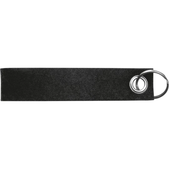 Filcowy brelok do kluczy - czarny - (GM-93235-03)