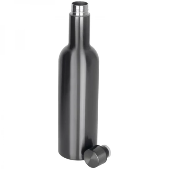 Butelka termiczna ze stali nierdzewnej MONTALCINO - grafitowy (GE-0888-77)