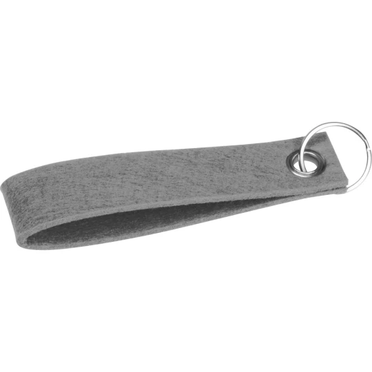 Filcowy brelok do kluczy - szary - (GM-93235-07)