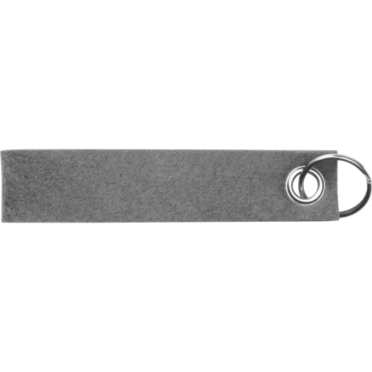 Filcowy brelok do kluczy - szary - (GM-93235-07)