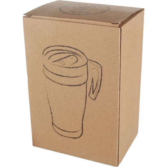 Kubek termiczny 400 ml - szary - (GM-65610-07)