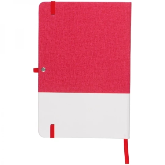 Notes A5 w dwukolorowej oprawie BARDOLINO - czerwony (GE-1445-05)