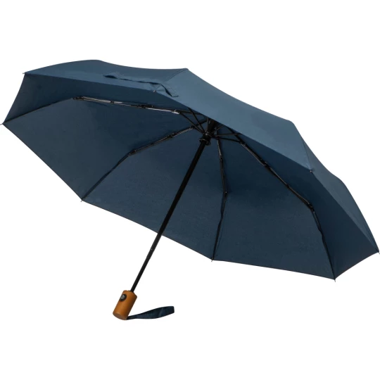 Automatyczny parasol rPET - granatowy - (GM-43223-44)