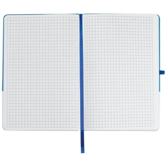 Notes A5 w dwukolorowej oprawie BARDOLINO - niebieski (GE-1445-04)
