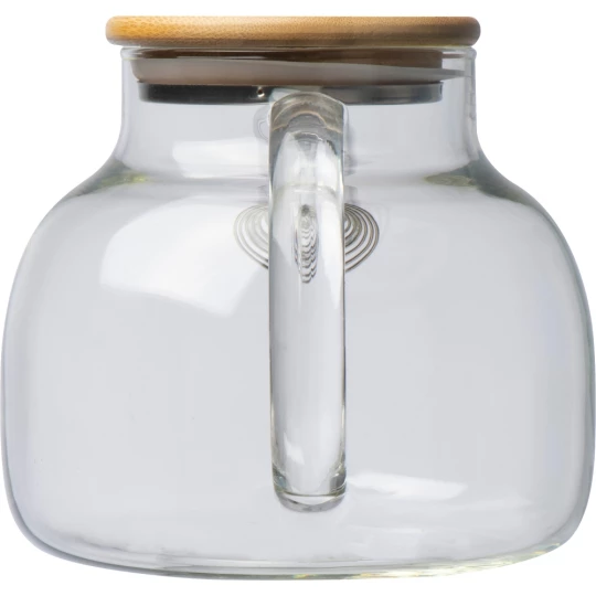Szklany dzbanek 1L - przeźroczysty - (GM-83185-66)