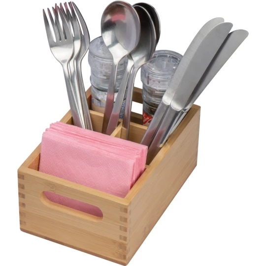 Organizer na sztućce duży - beżowy - (GM-83712-13)