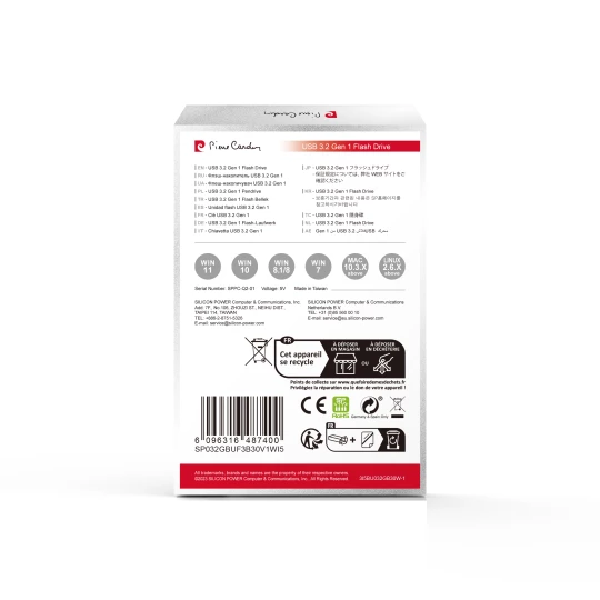 Pendrive Pierre Cardin USB 32GB - biały - (GM-B9000301IP3-06)